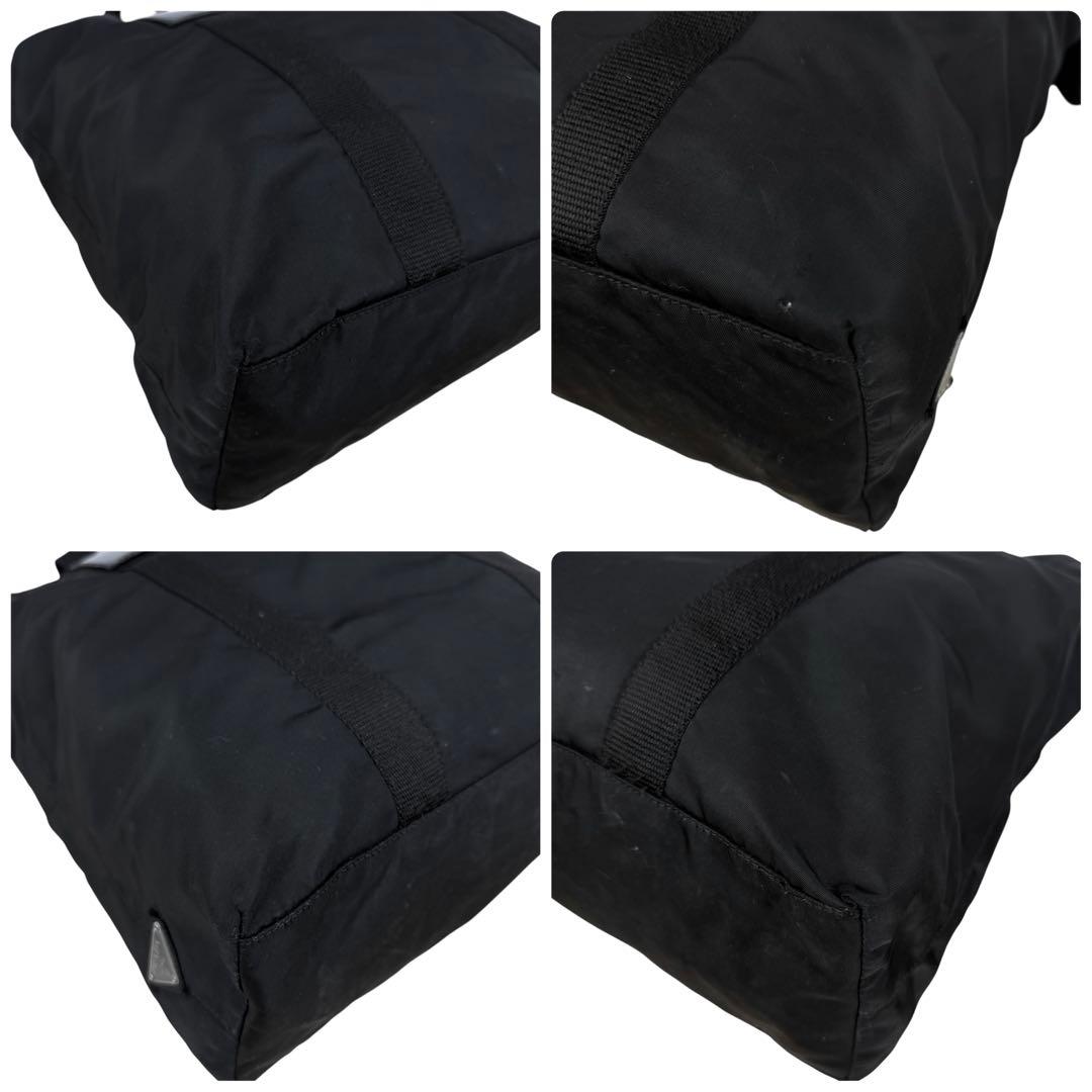 【Gカード付き/A4対応】PRADA トートバッグ ナイロン 黒 B10310