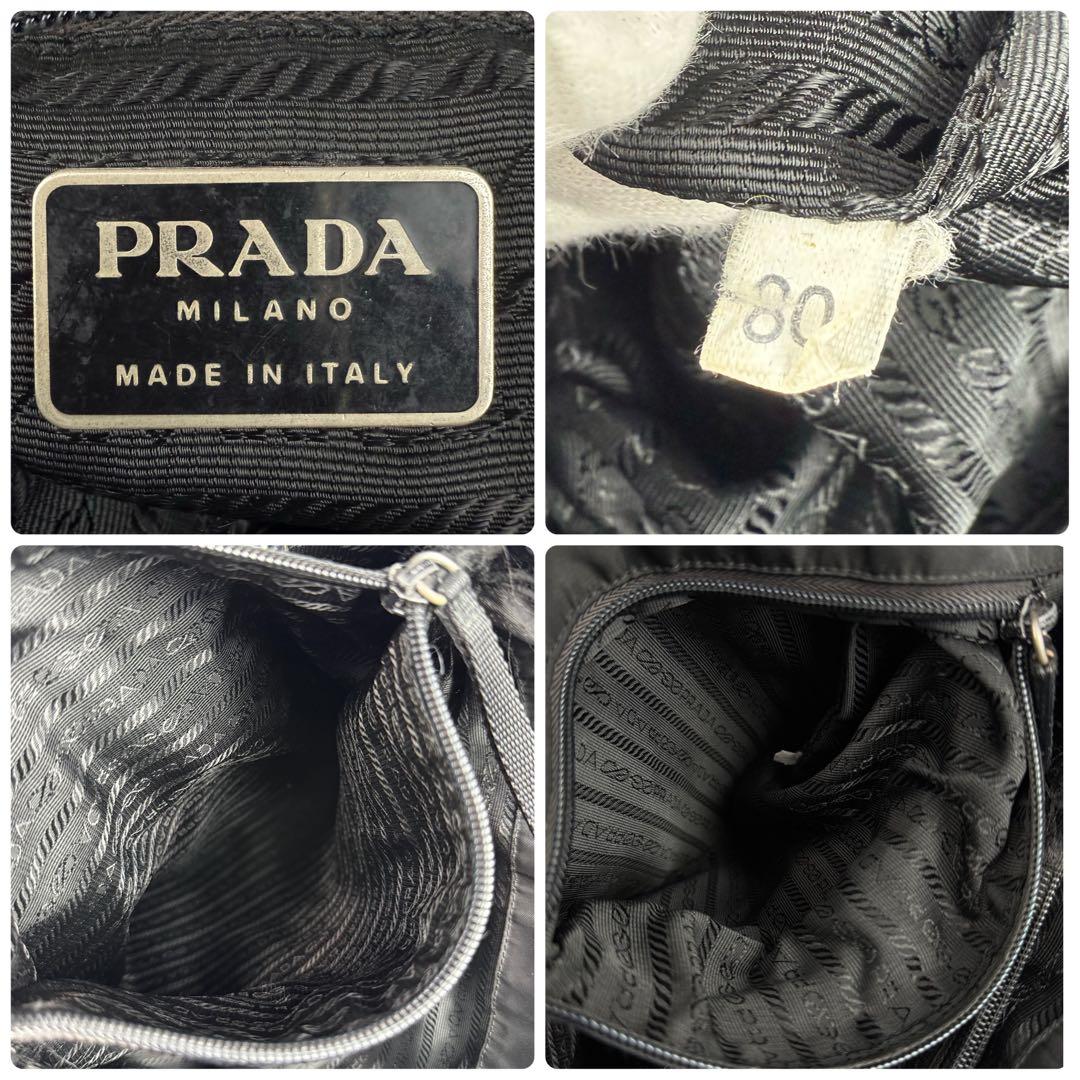 【Gカード付き/A4対応】PRADA トートバッグ ナイロン 黒 B10310