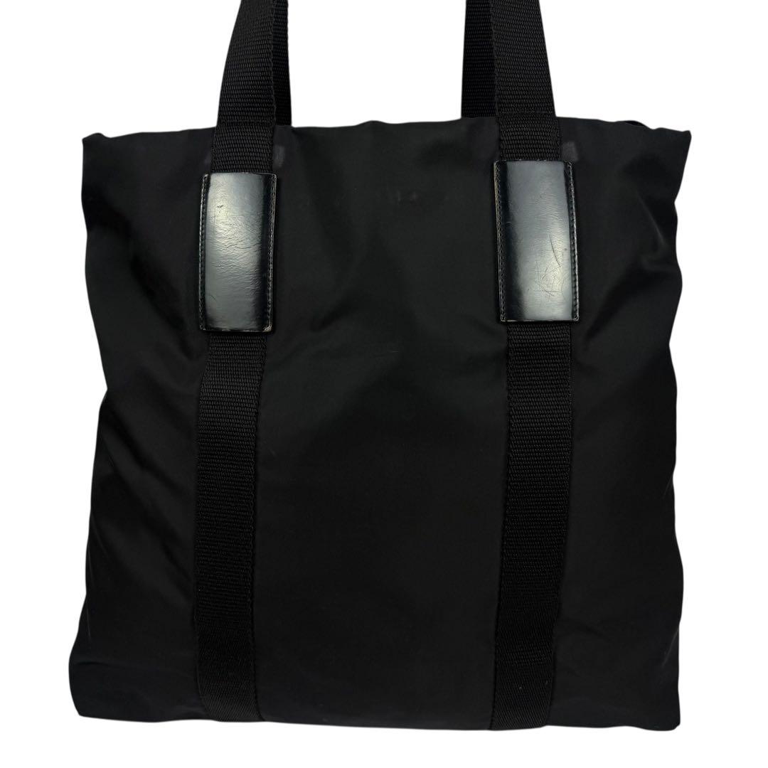 【Gカード付き/A4対応】PRADA トートバッグ ナイロン 黒 B10310