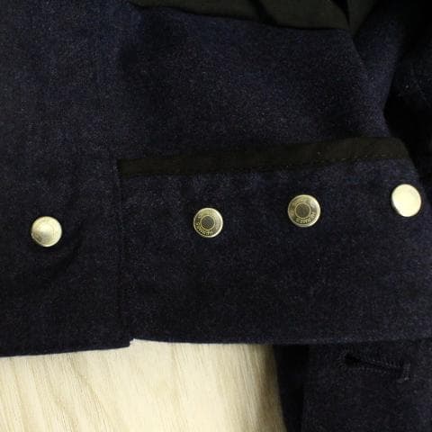 ◇美品 HERMES ネイビー ウールパンツ 薄手