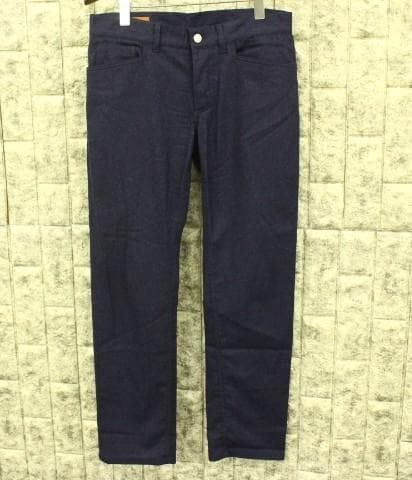 ◇美品 HERMES ネイビー ウールパンツ 薄手