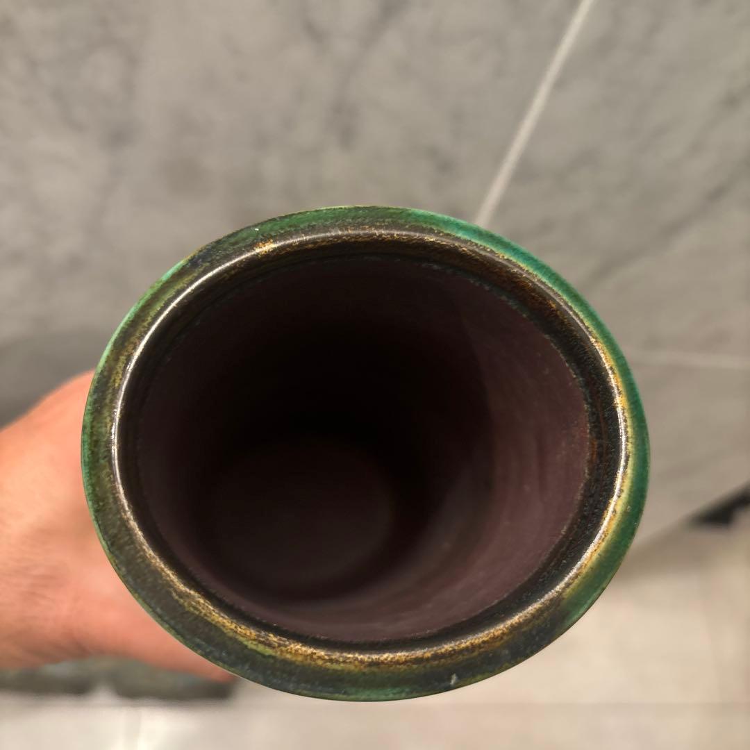 デンマークヴィンテージ　アイナーヨハンセン氏デザインのスーホルム社陶器花瓶