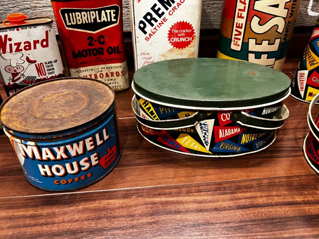 L*y様 アメリカ アンティーク ブリキ缶 空き缶 まとめて / LIFE SA