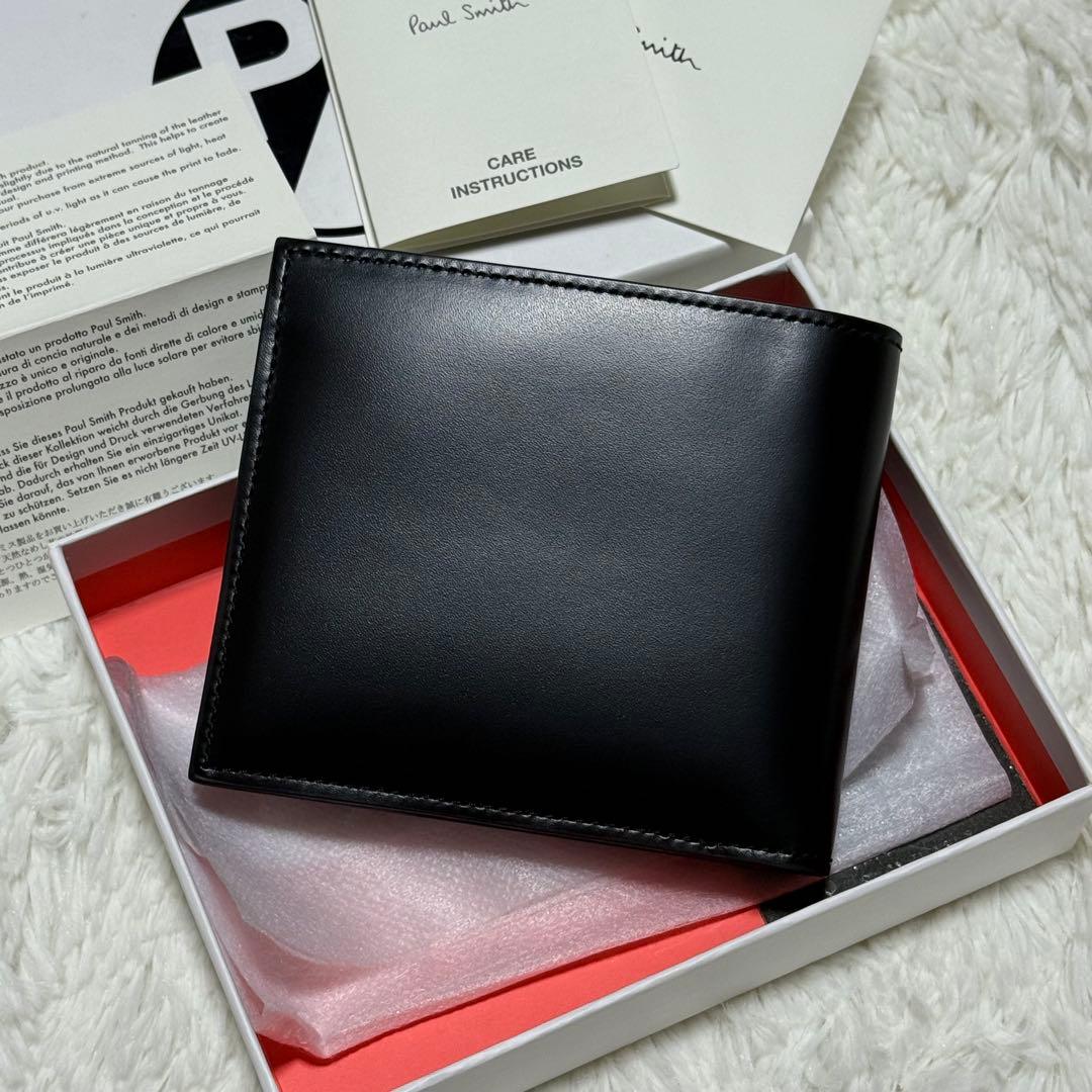 ⭐️新品未使用⭐️　PS　ポールスミス　二つ折り財布　レザーウォレット　ユニセックス