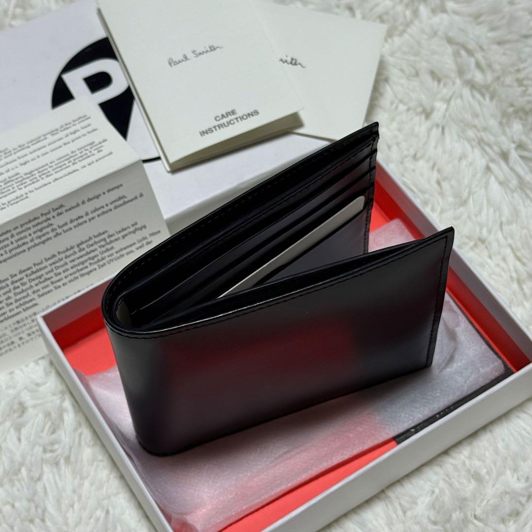 ⭐️新品未使用⭐️　PS　ポールスミス　二つ折り財布　レザーウォレット　ユニセックス
