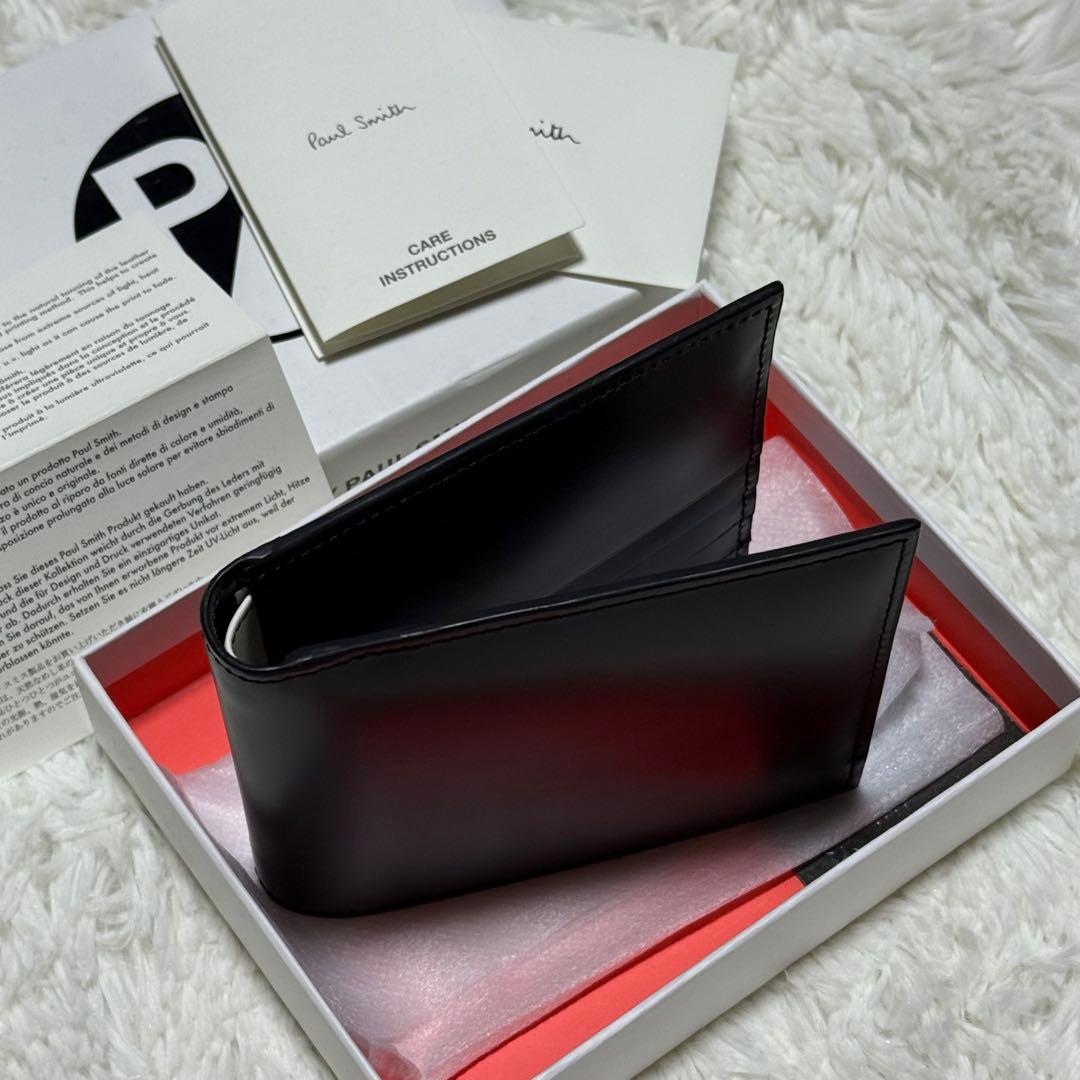 ⭐️新品未使用⭐️　PS　ポールスミス　二つ折り財布　レザーウォレット　ユニセックス