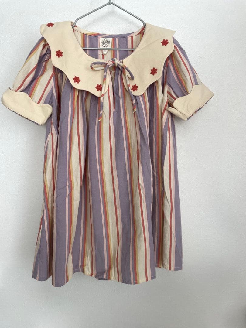 ワンピース Esther Dress - Rustrel Stripe 5-7Y