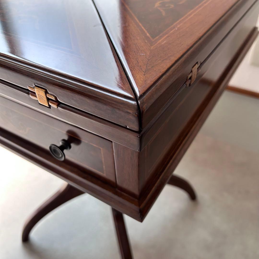 希少 アンティーク ゲーミングテーブル サイドテーブル 家具 ヴィンテージ