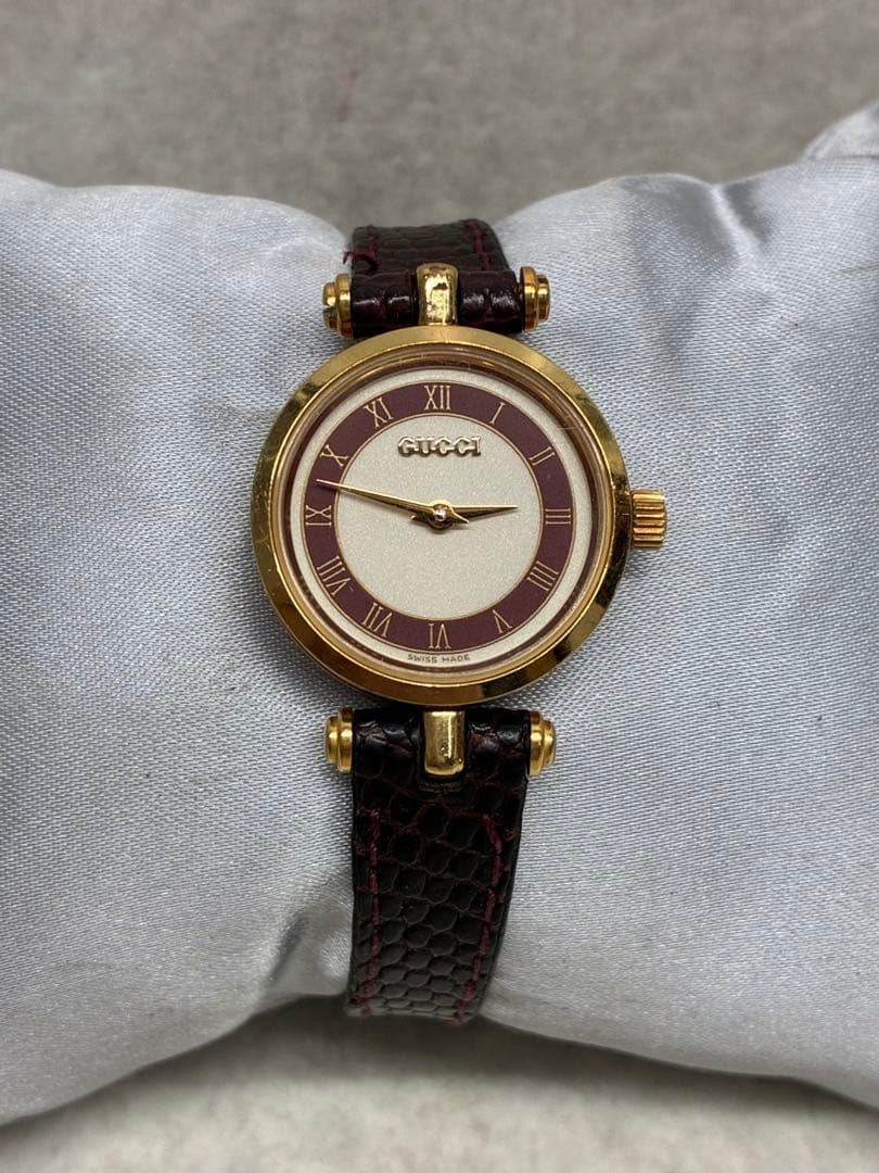 T4）GUCCI グッチ 腕時計 クォーツ シェリーライン レディース