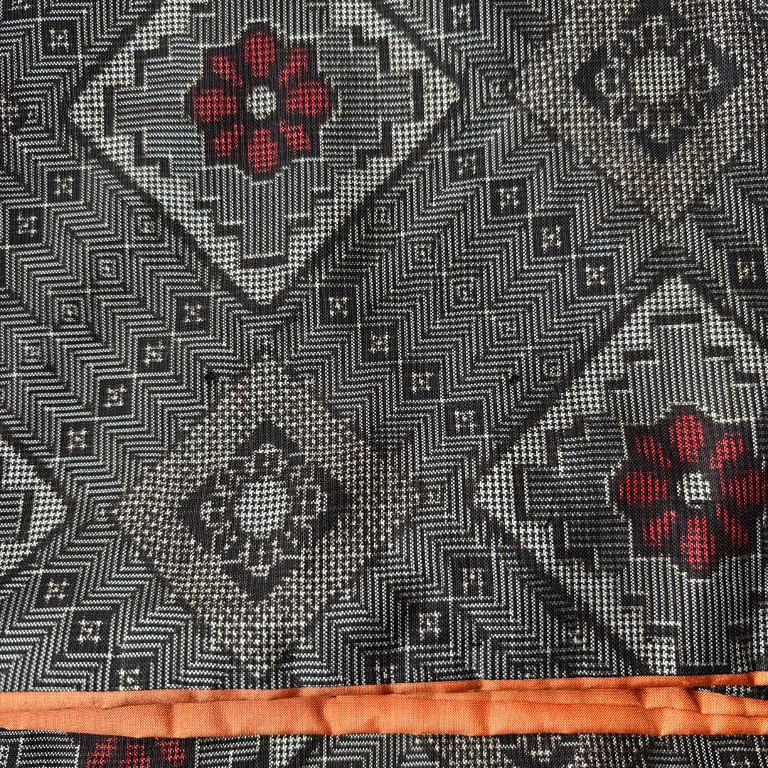 2618 アンティーク大島紬　着物12枚　羽織3枚　材料正絹