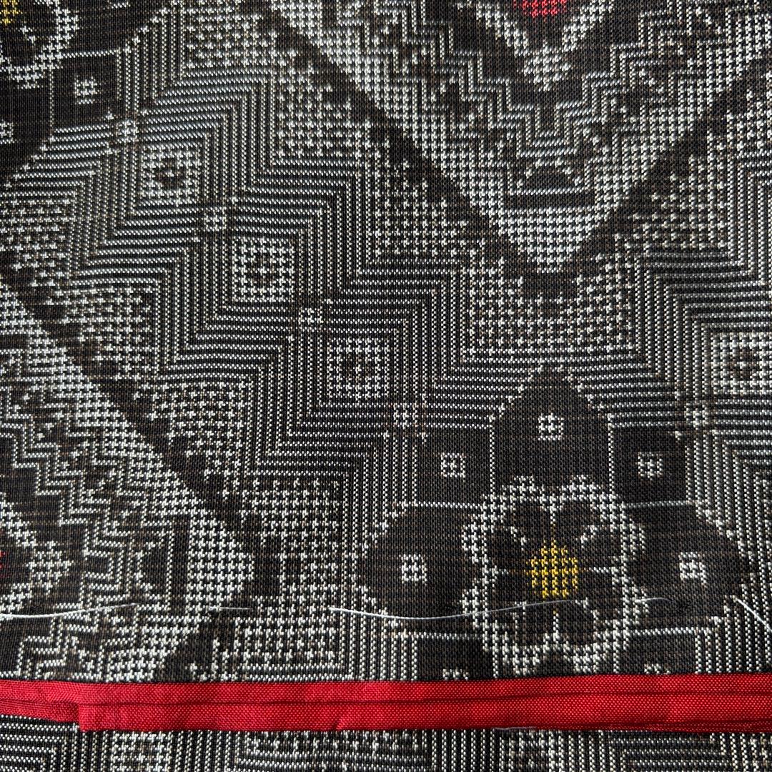 2618 アンティーク大島紬　着物12枚　羽織3枚　材料正絹