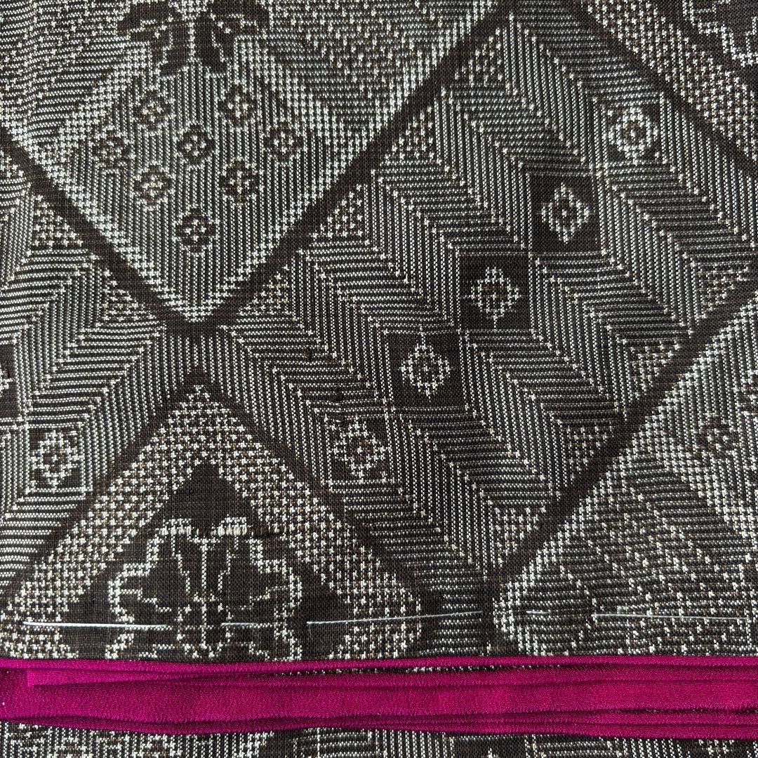 2618 アンティーク大島紬　着物12枚　羽織3枚　材料正絹