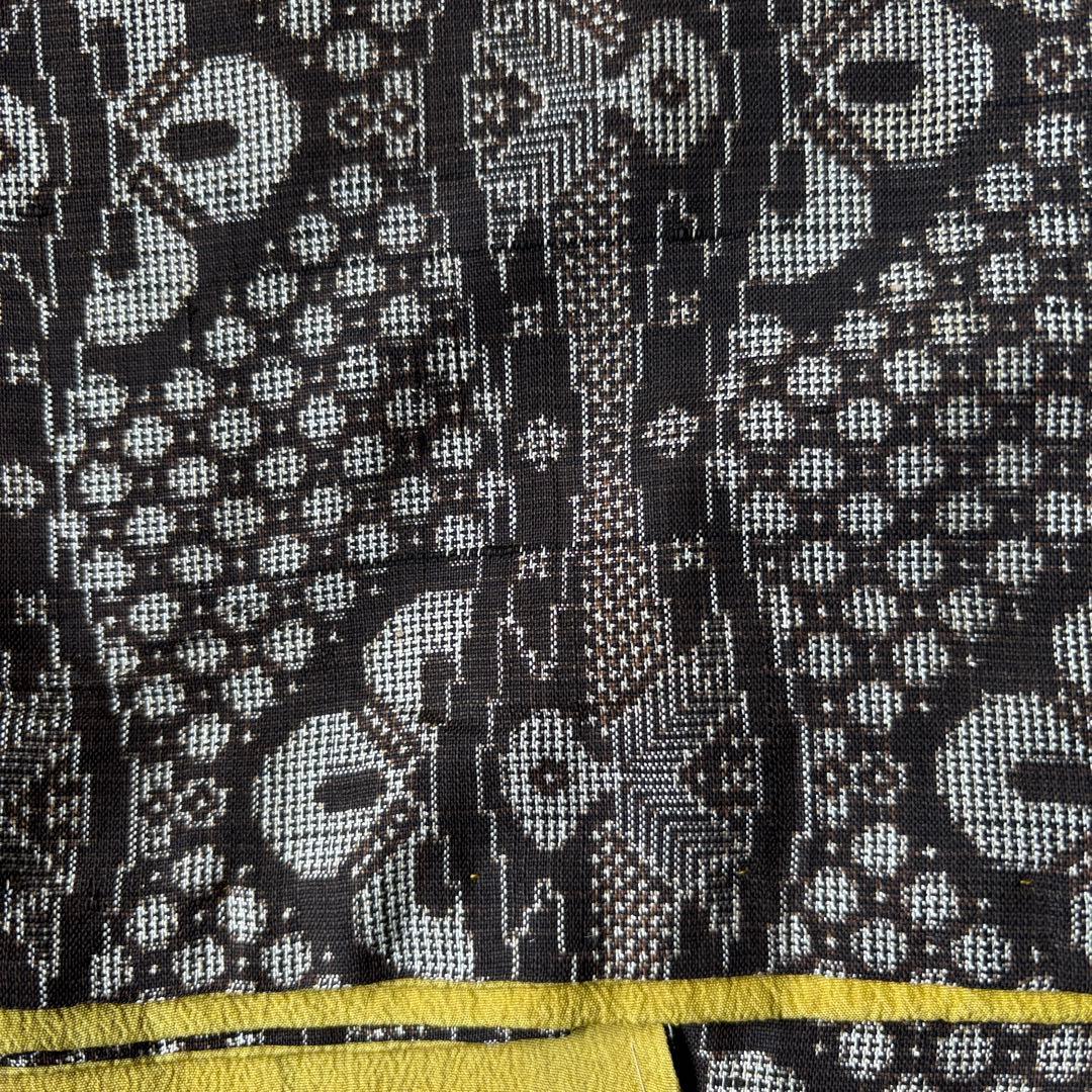 2618 アンティーク大島紬　着物12枚　羽織3枚　材料正絹