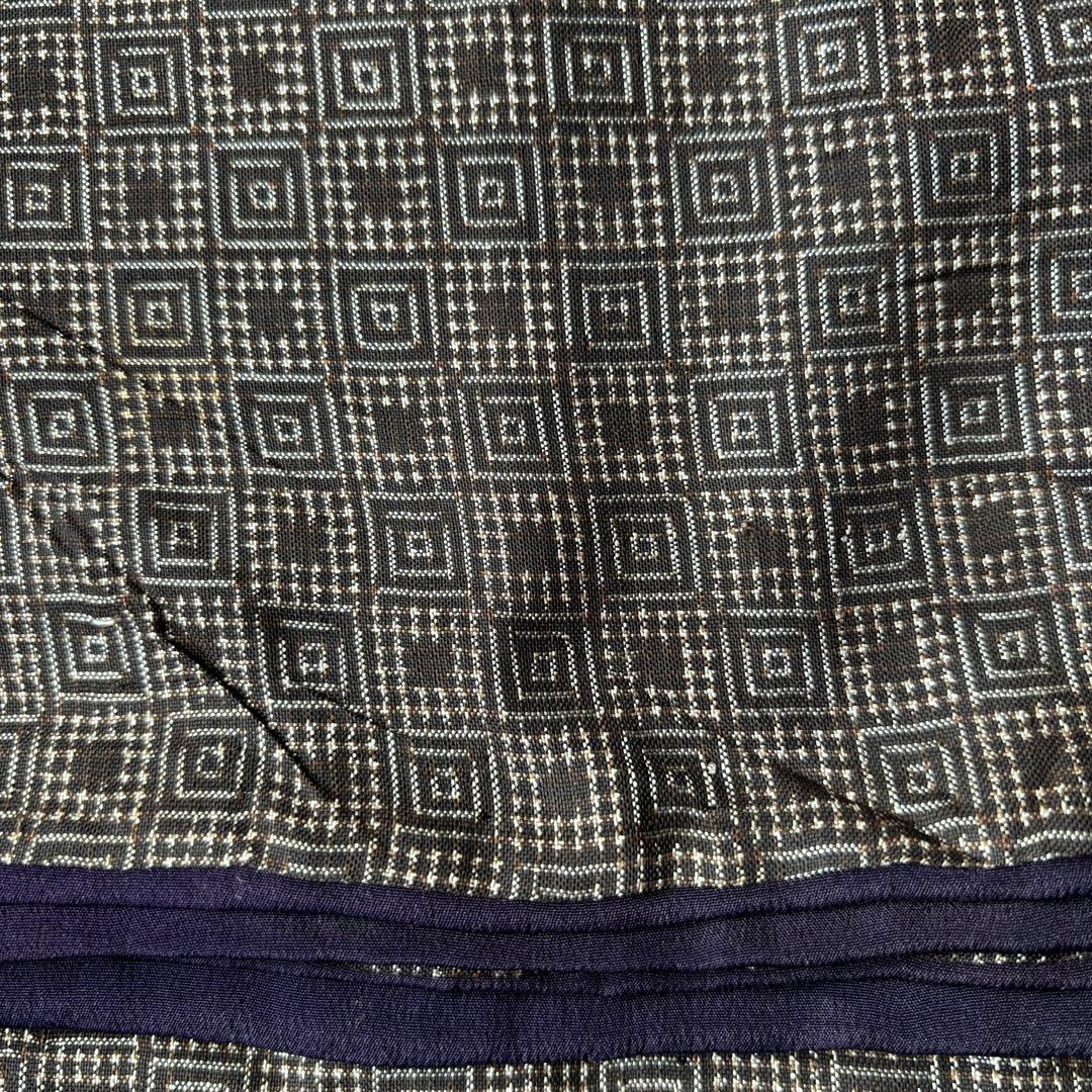 2618 アンティーク大島紬　着物12枚　羽織3枚　材料正絹