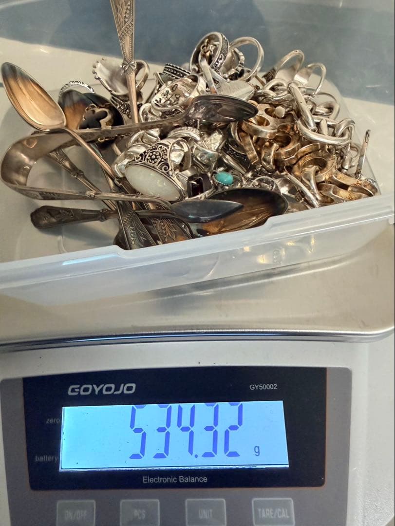 シルバーアクセサリーまとめ売り　534g