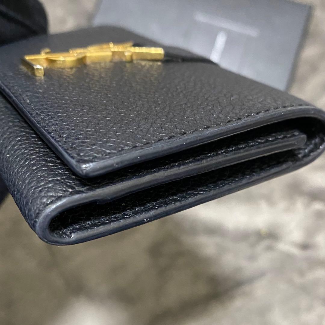 YSL サンローラン　キーケース　ブラック
