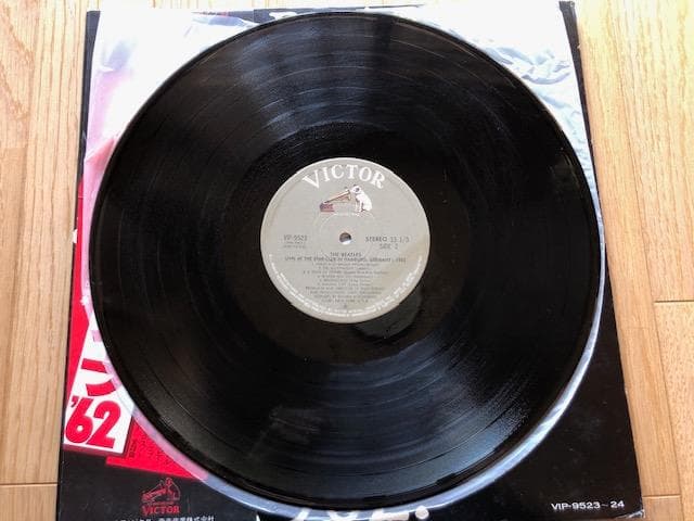 ビートルズ ライブ'62 LP 2枚組 帯付 国内盤 ビクター d760y81