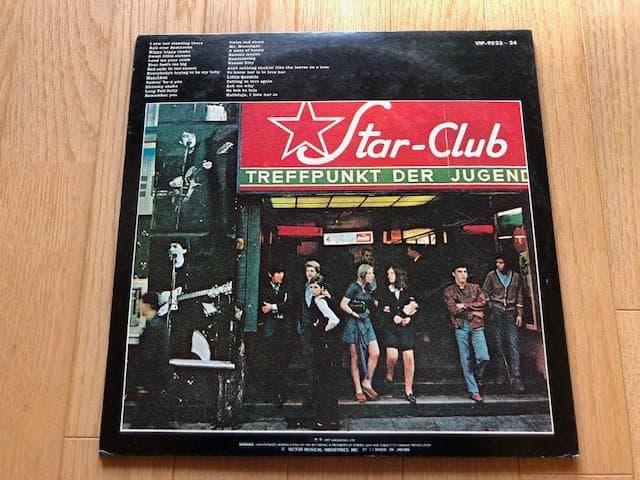 ビートルズ ライブ'62 LP 2枚組 帯付 国内盤 ビクター d760y81