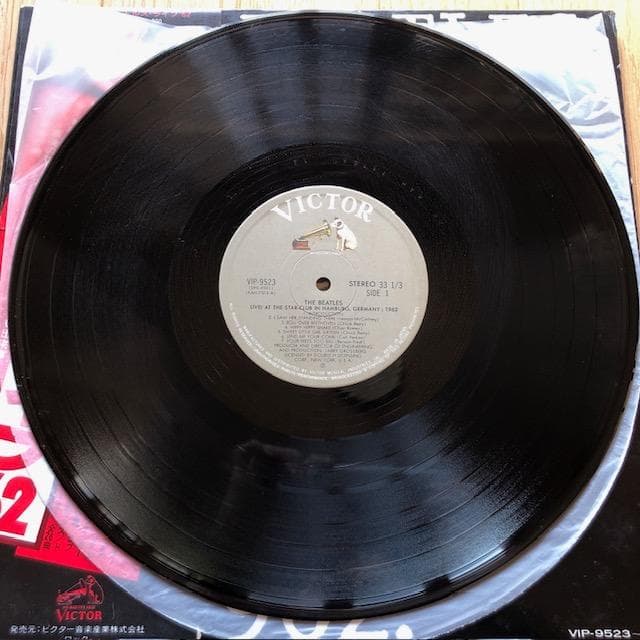 ビートルズ ライブ'62 LP 2枚組 帯付 国内盤 ビクター d760y81