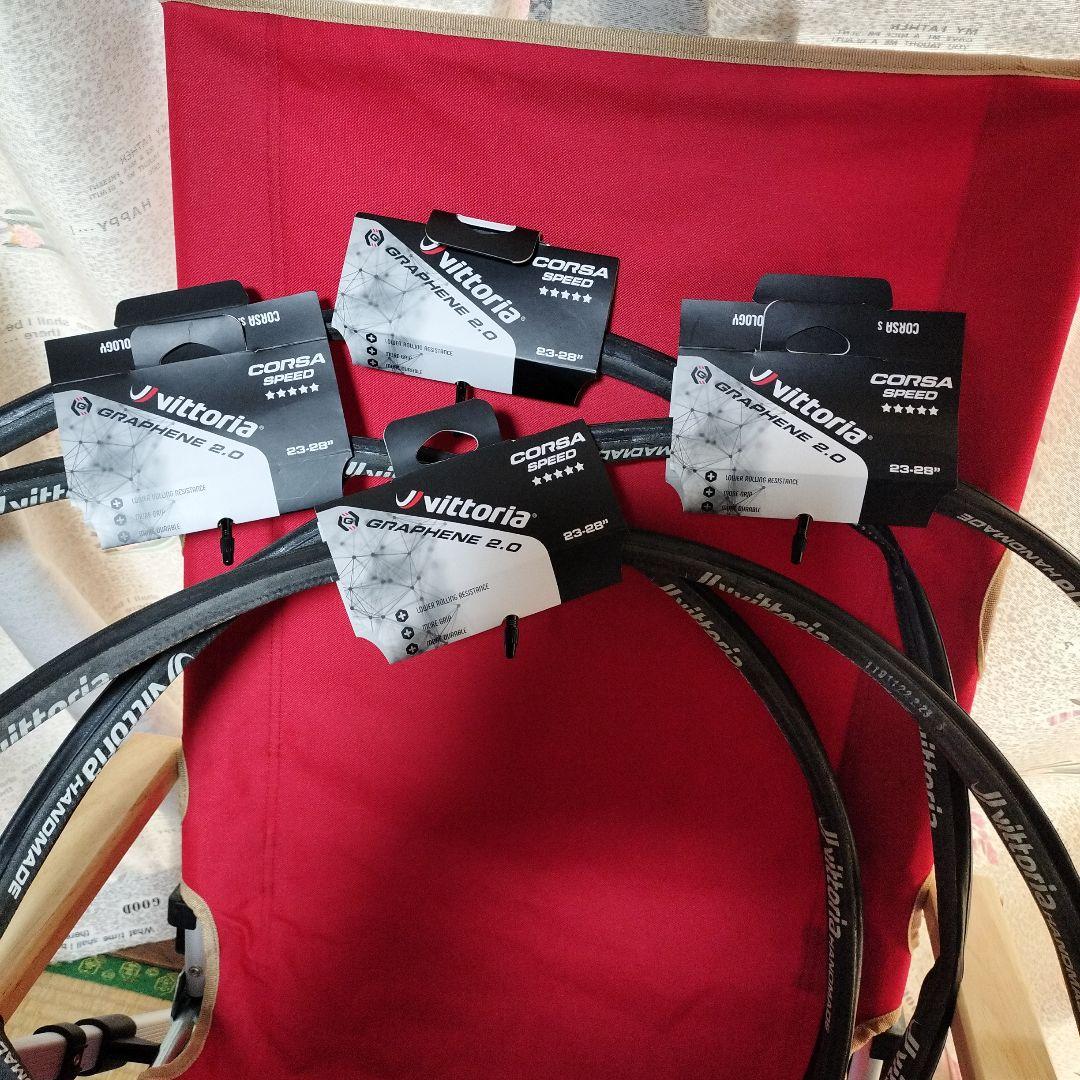 VITTORA CORSA SPEED チューブラータイヤ 23C ４本