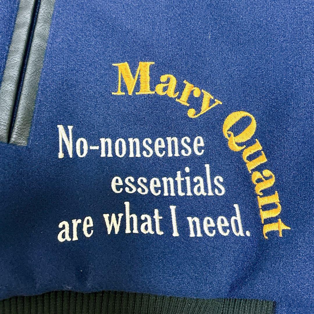 極美品✨マリークワント　スタジャン　ブルゾン　完売品　y2k 刺繍　デイジー