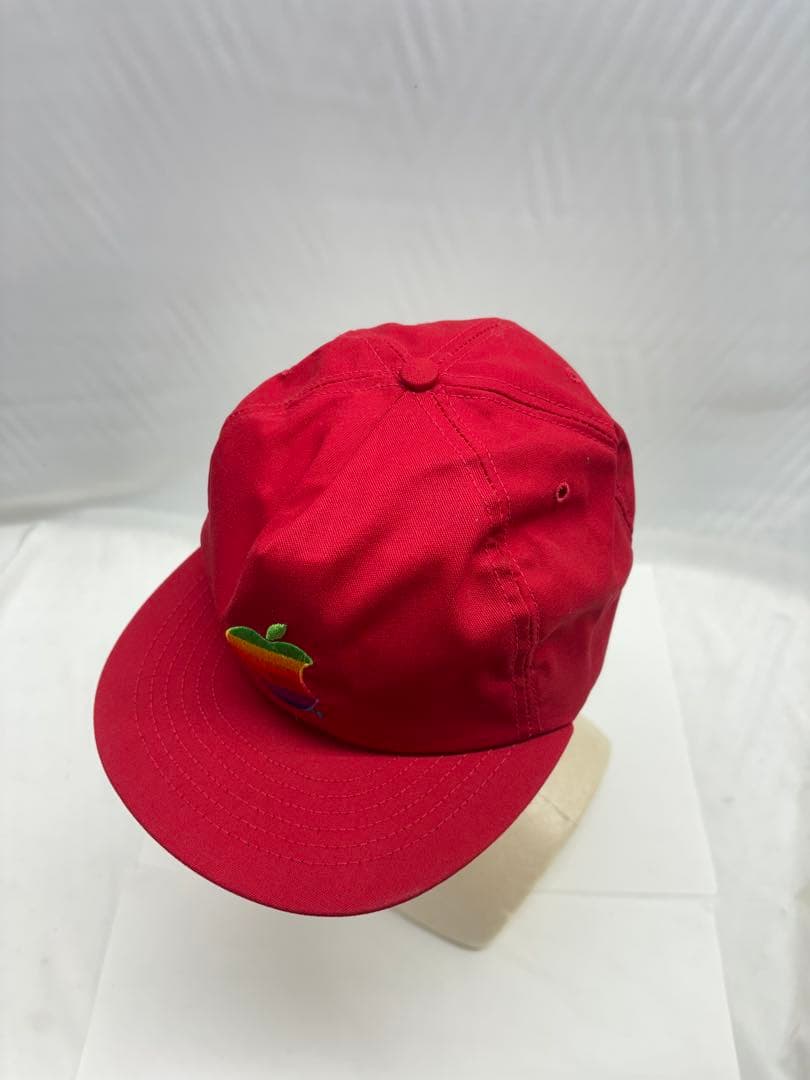 む*ぎ様 希少 Apple レインボーロゴ 90's キャップ USA製