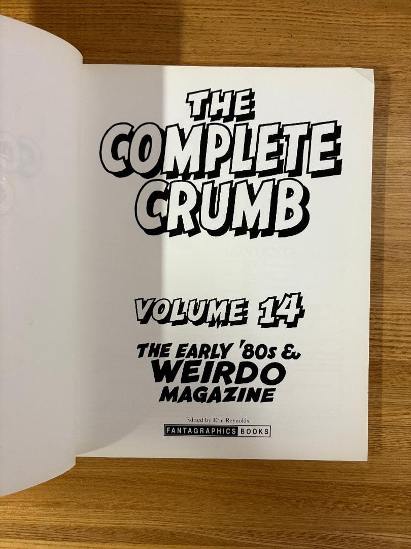 ［4冊］The Complete Crumb Comics 4 6 9 14