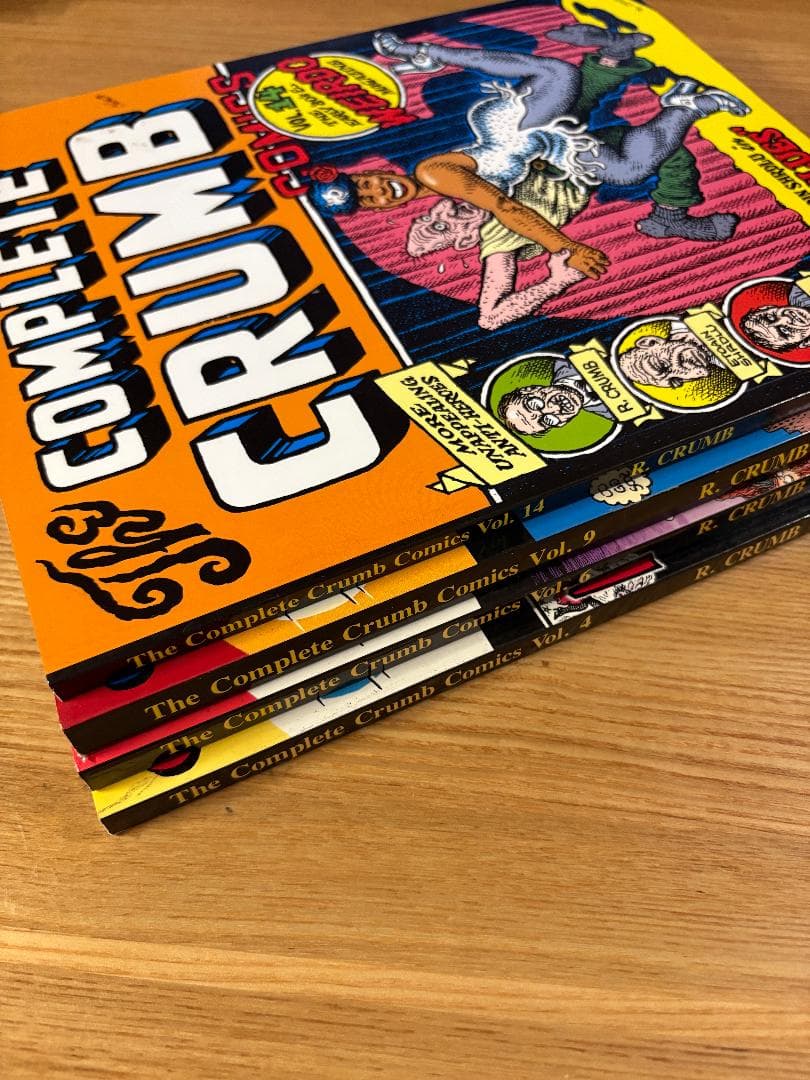 ［4冊］The Complete Crumb Comics 4 6 9 14