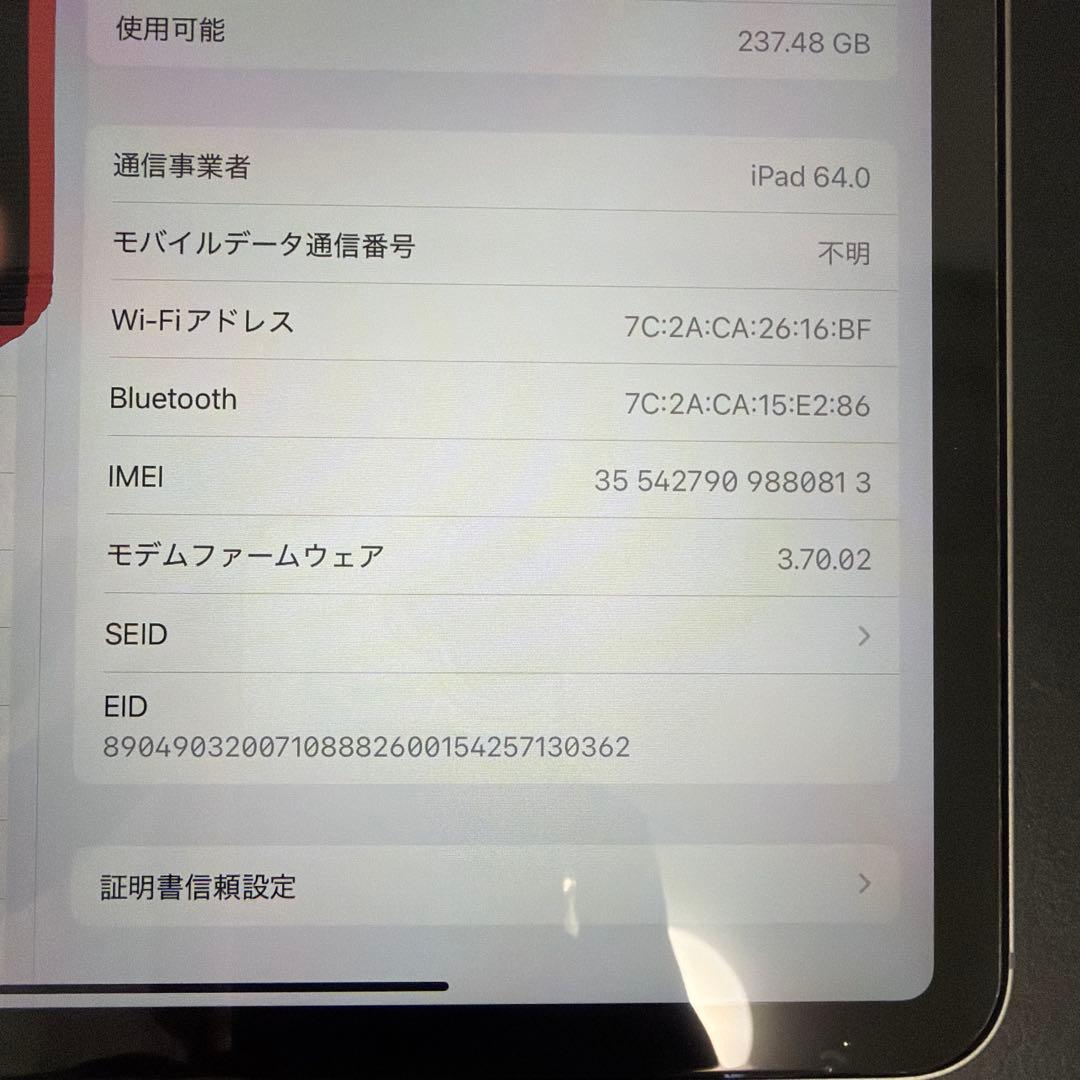 Apple iPad Pro 2022 シルバー 新品純正充電器付き