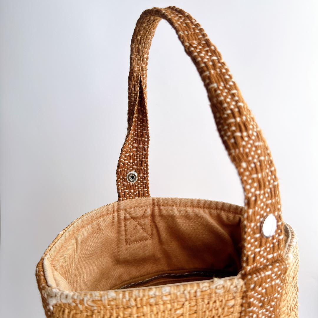 エルメス タムール カゴ バケット ワンショルダー ハンド トート バッグ