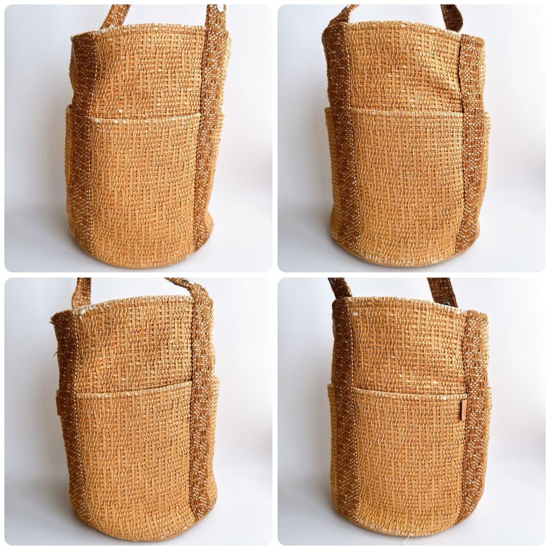 エルメス タムール カゴ バケット ワンショルダー ハンド トート バッグ