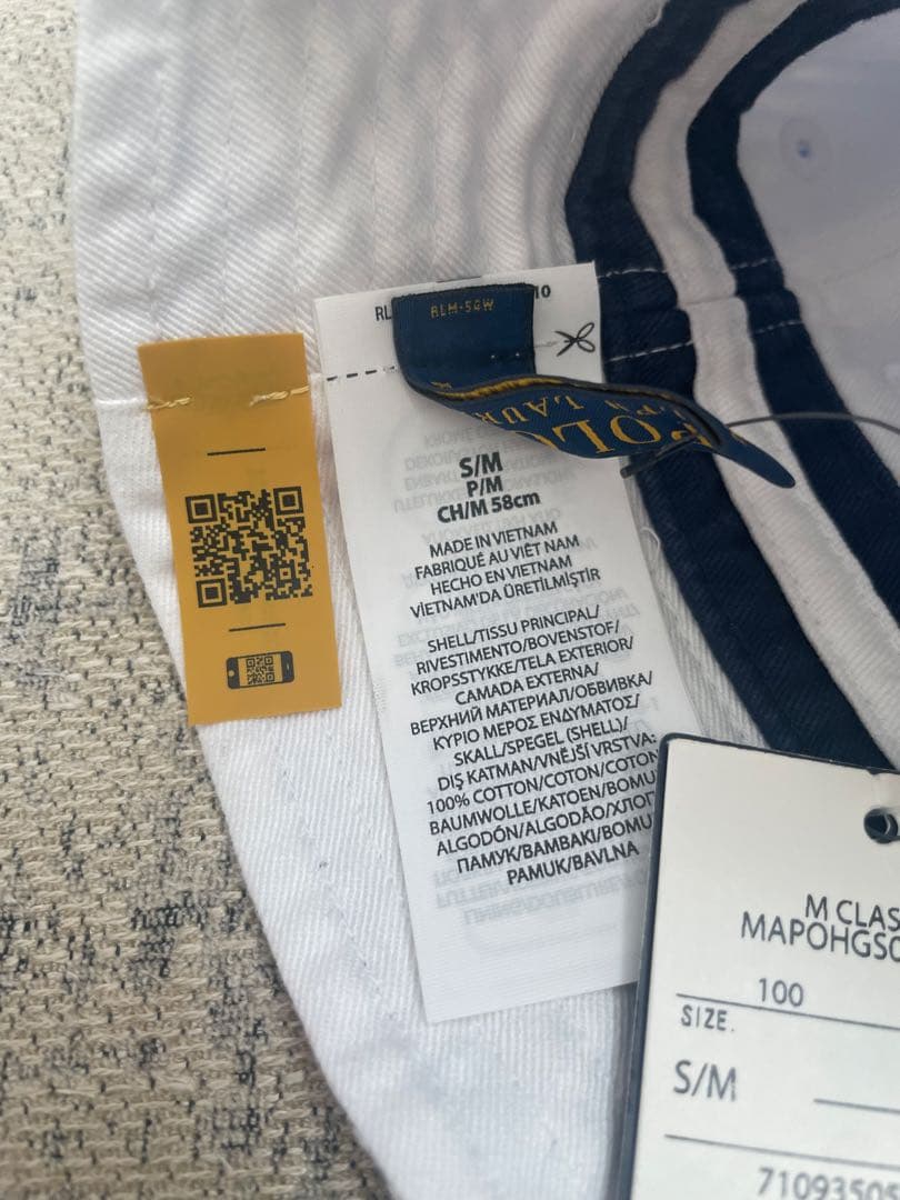 【未使用】ラルフローレン バケットハット リバーシブル