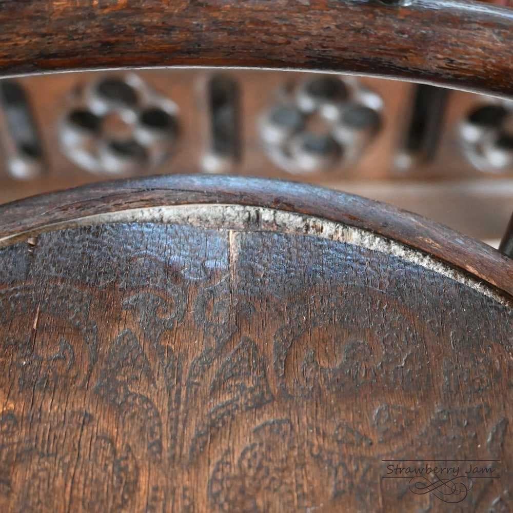 カ*ロ様 L3710-107-2 英国アンティーク ベントチェア ドールチェア