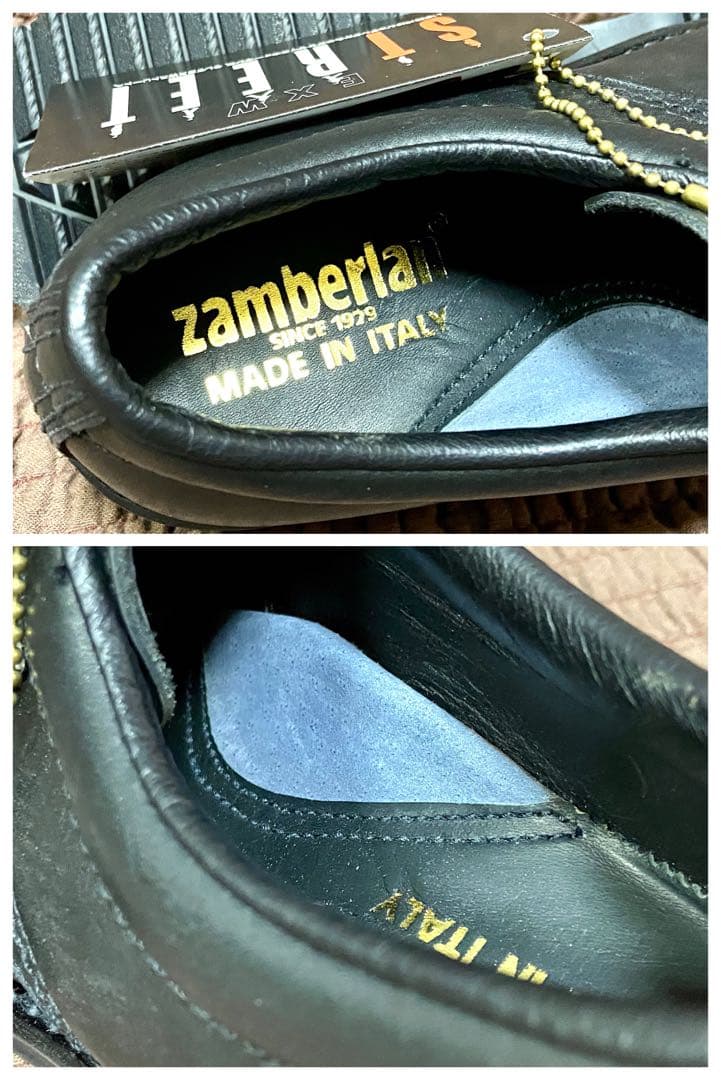 未使用zamberlanザンバラン レザー ウォーキングシューズ スニーカー37