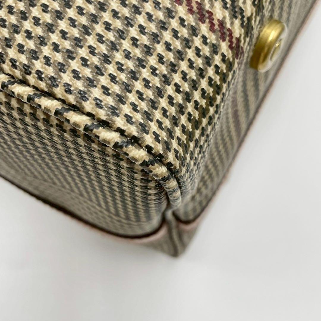 RALPH LAURENT ラルフローレン 2way ボストンバッグ 千鳥格子