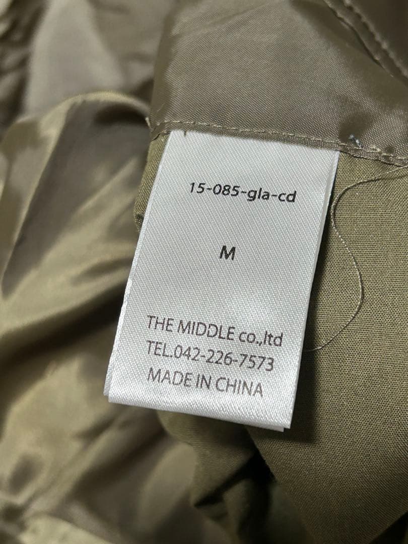 GLIM CLAP ノーカラージャケット ペイズリー柄　ミニマルジャケット