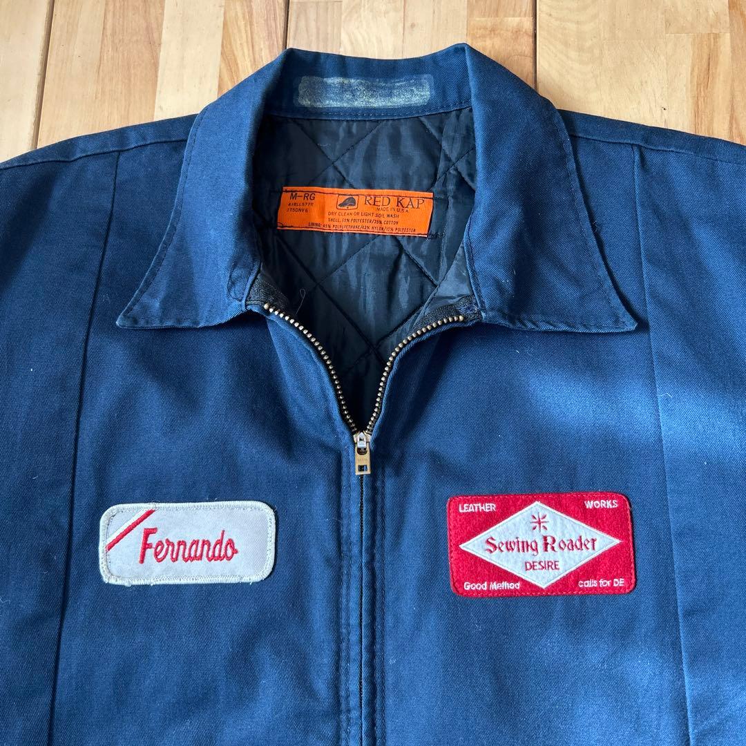 美品70sUSA製REDKAP レッドキャップ TALONワークジャケット