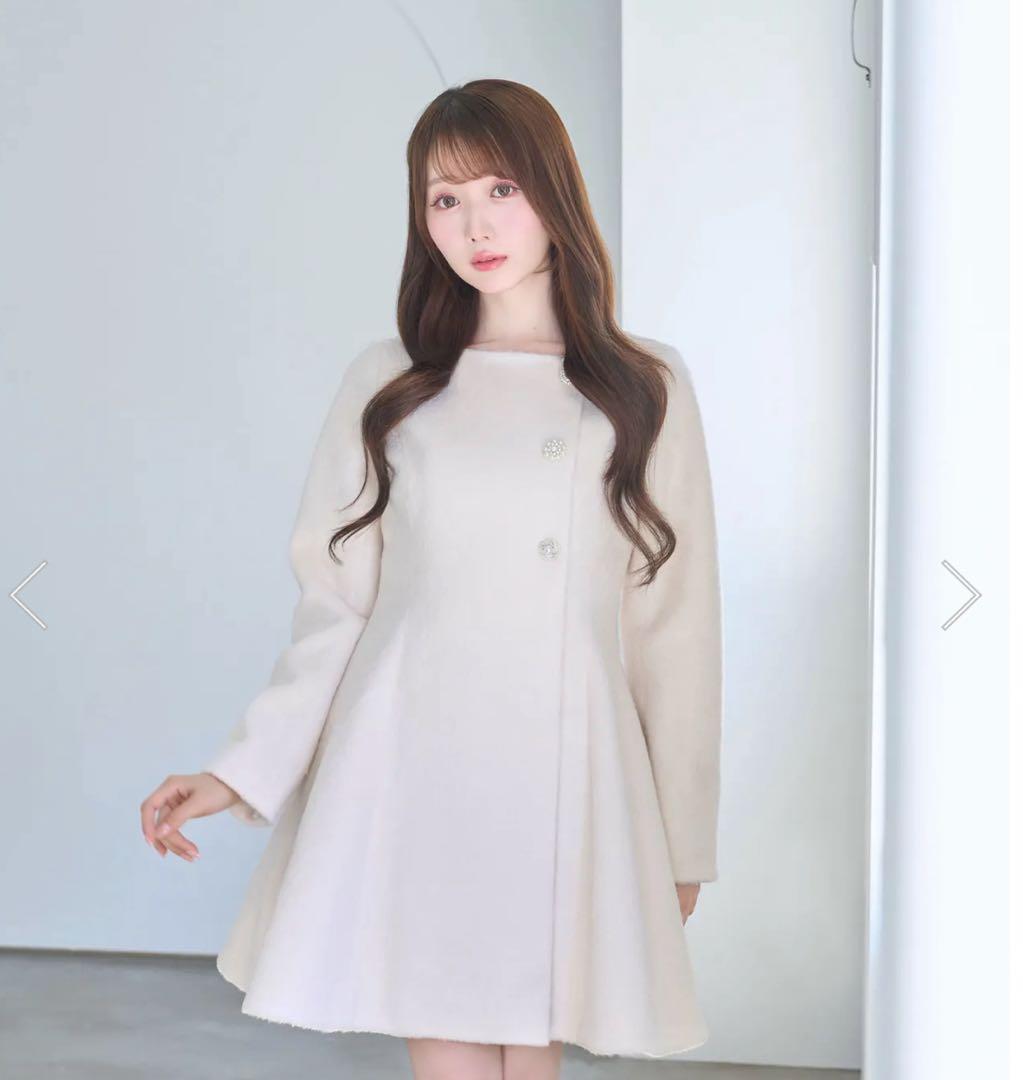 rosemuse tippet set flare coat ホワイト M