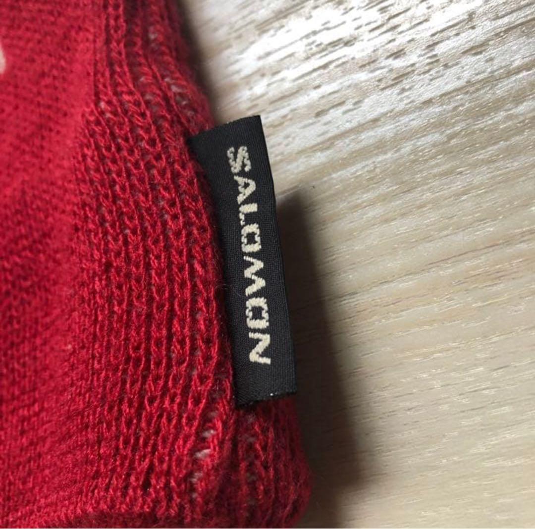 帽子 00's Salomon Jacquard Logo Beanie Y2K