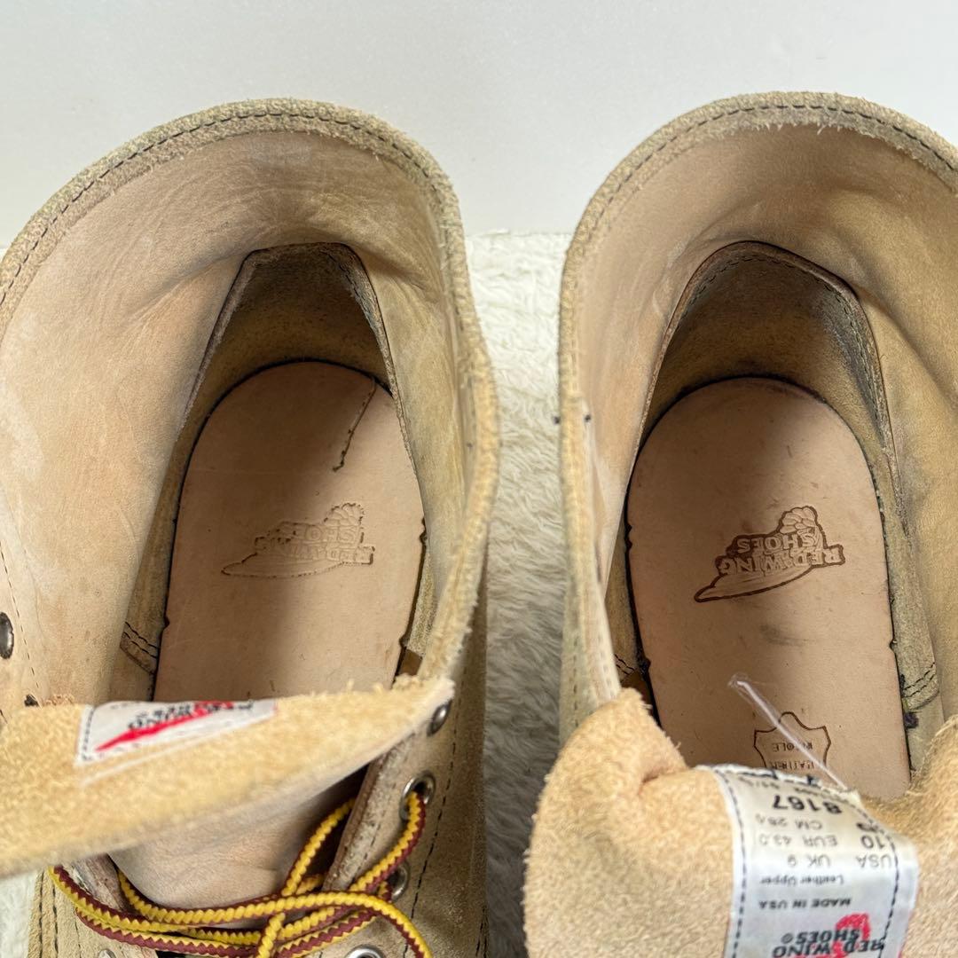 RED WING 8167 スエード ラウンドトゥ ブーツ 28cm 10D