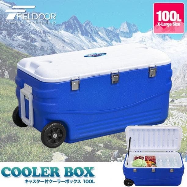 大容量‼クーラーボックス100L　アウトドアに☆