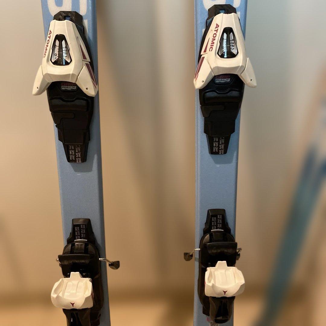 アトミック　スキー板　ジュニア　130センチ　ポール95センチ　Redster