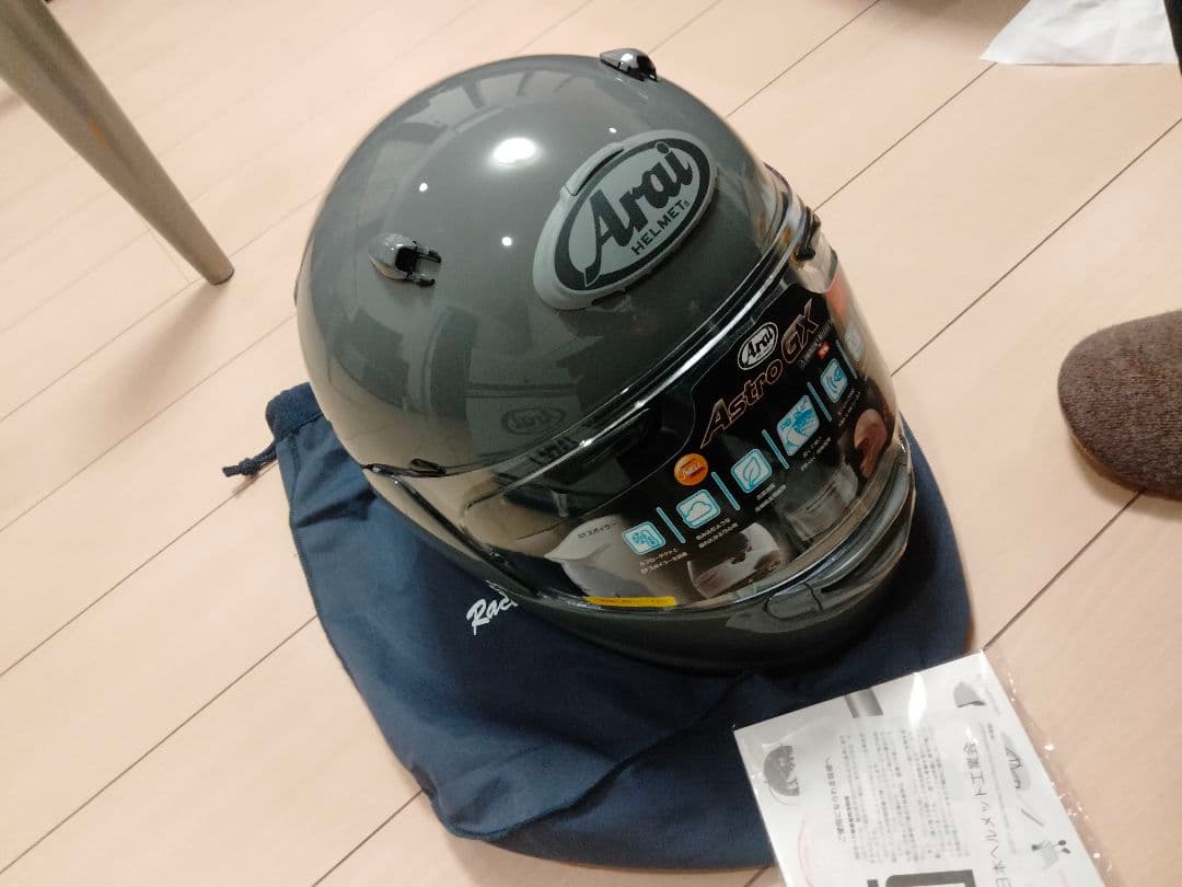 新品未使用　Arai Astro GX ヘルメット モダングレー　Lサイズ