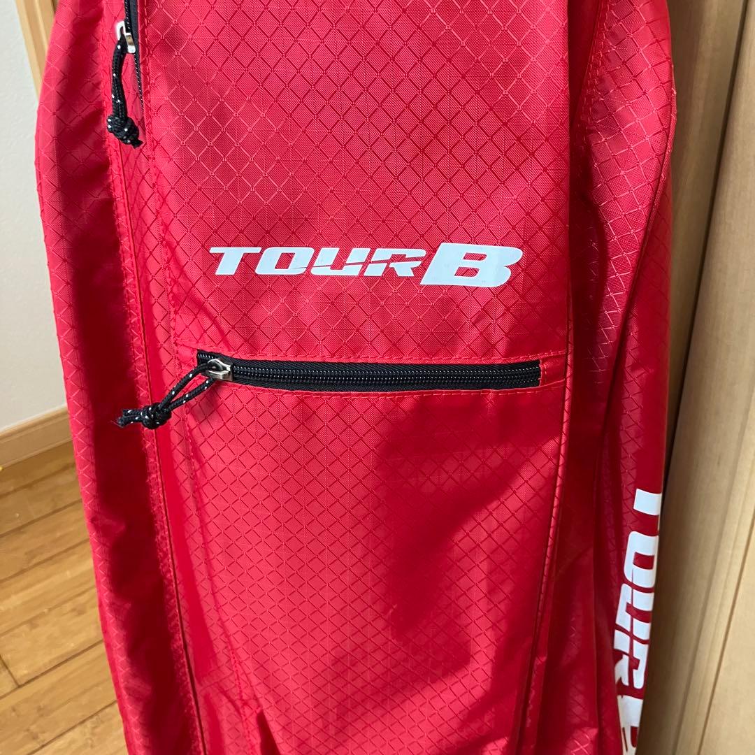 ブリヂストンBRIDGESTONEキャディーバッグ 軽量アルミフレームモデル赤