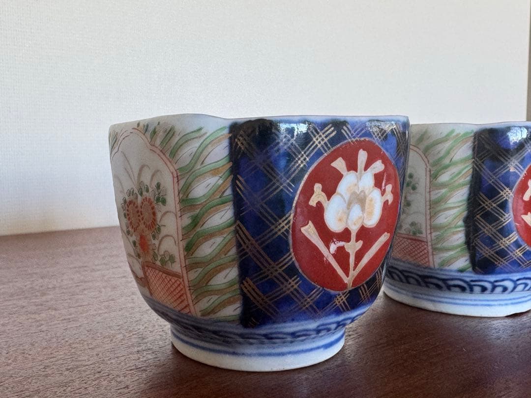 古伊万里　二人揃セット　お正月