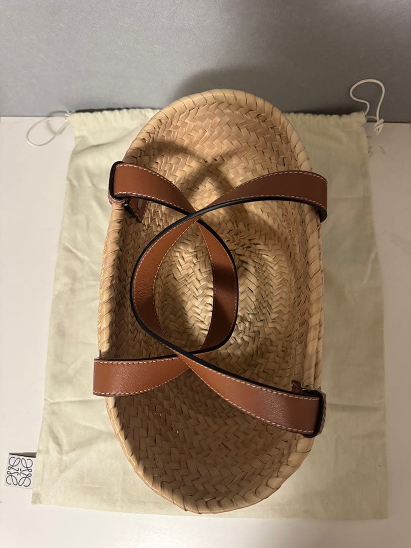 【美品】LOEWE ロエベ　かごバッグ　スモール