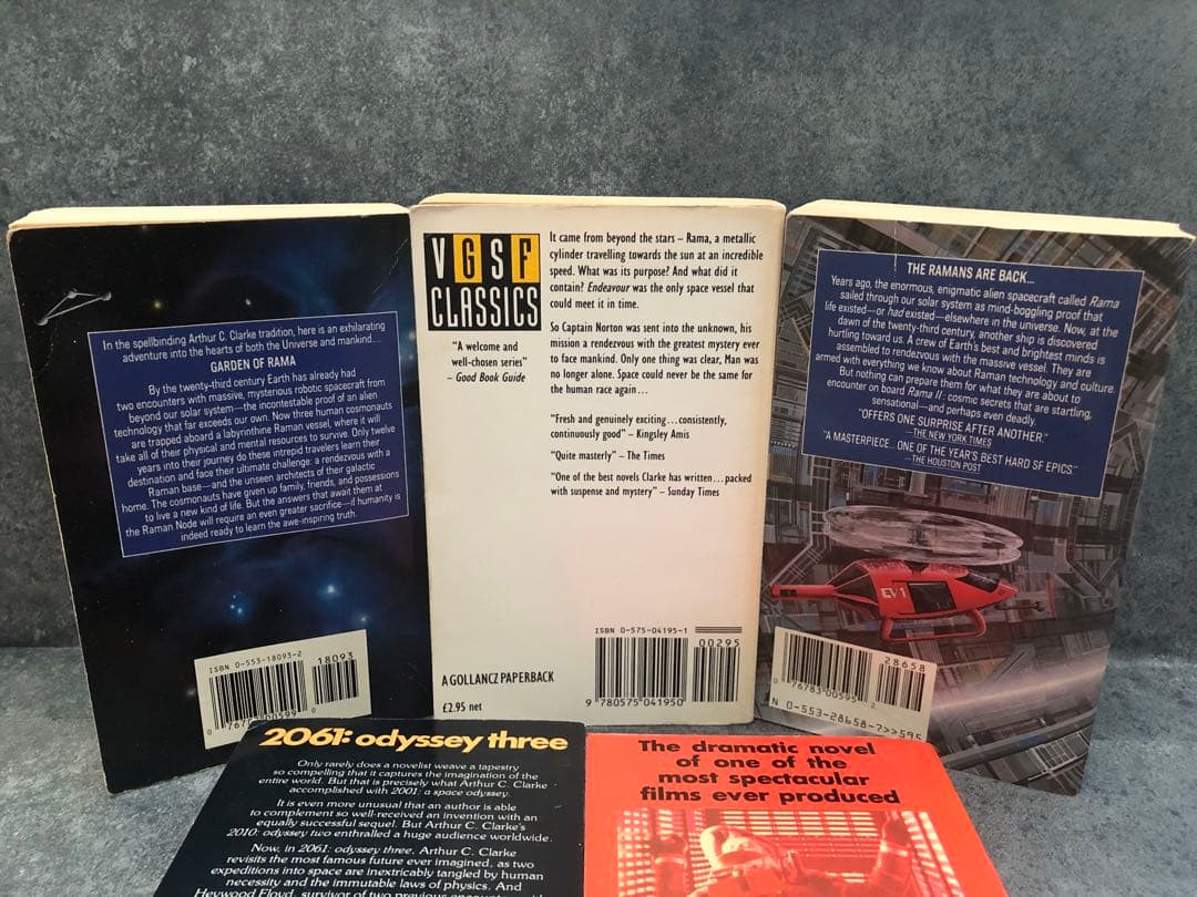 希少　Arthur C. Clarke SF小説 3冊セット