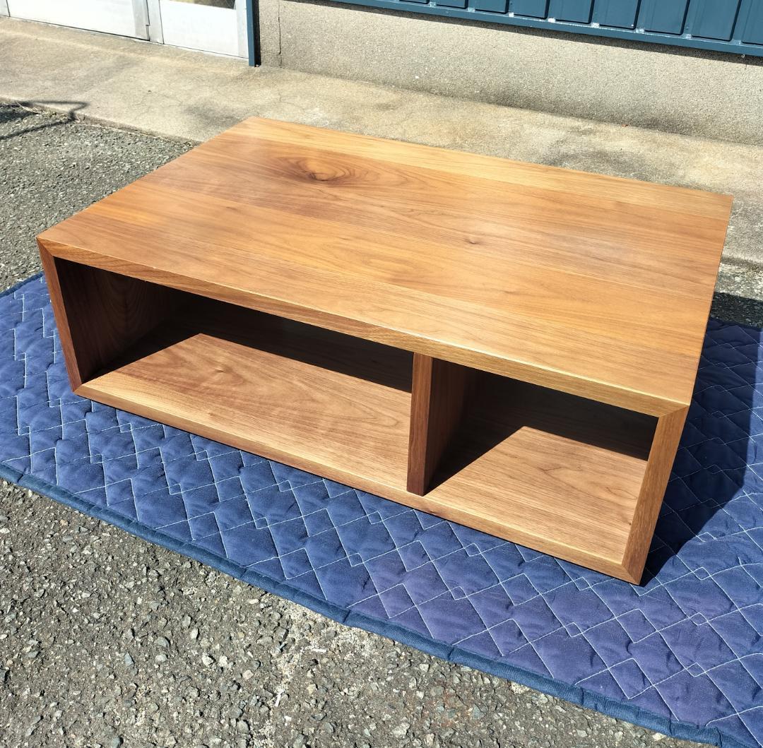 ボックステーブル◆ローテーブル◆ウォールナット(2502A②)