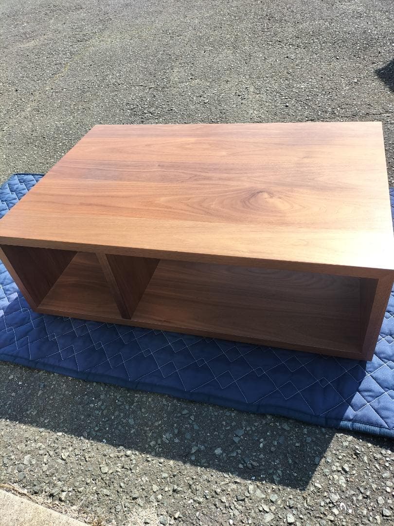 ボックステーブル◆ローテーブル◆ウォールナット(2502A②)