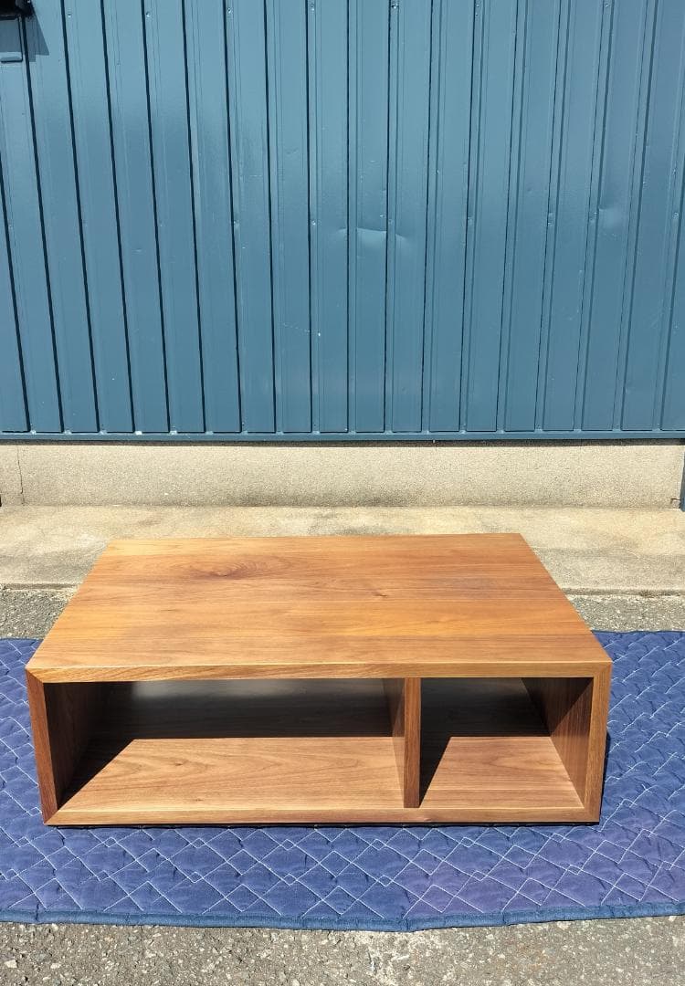 ボックステーブル◆ローテーブル◆ウォールナット(2502A②)